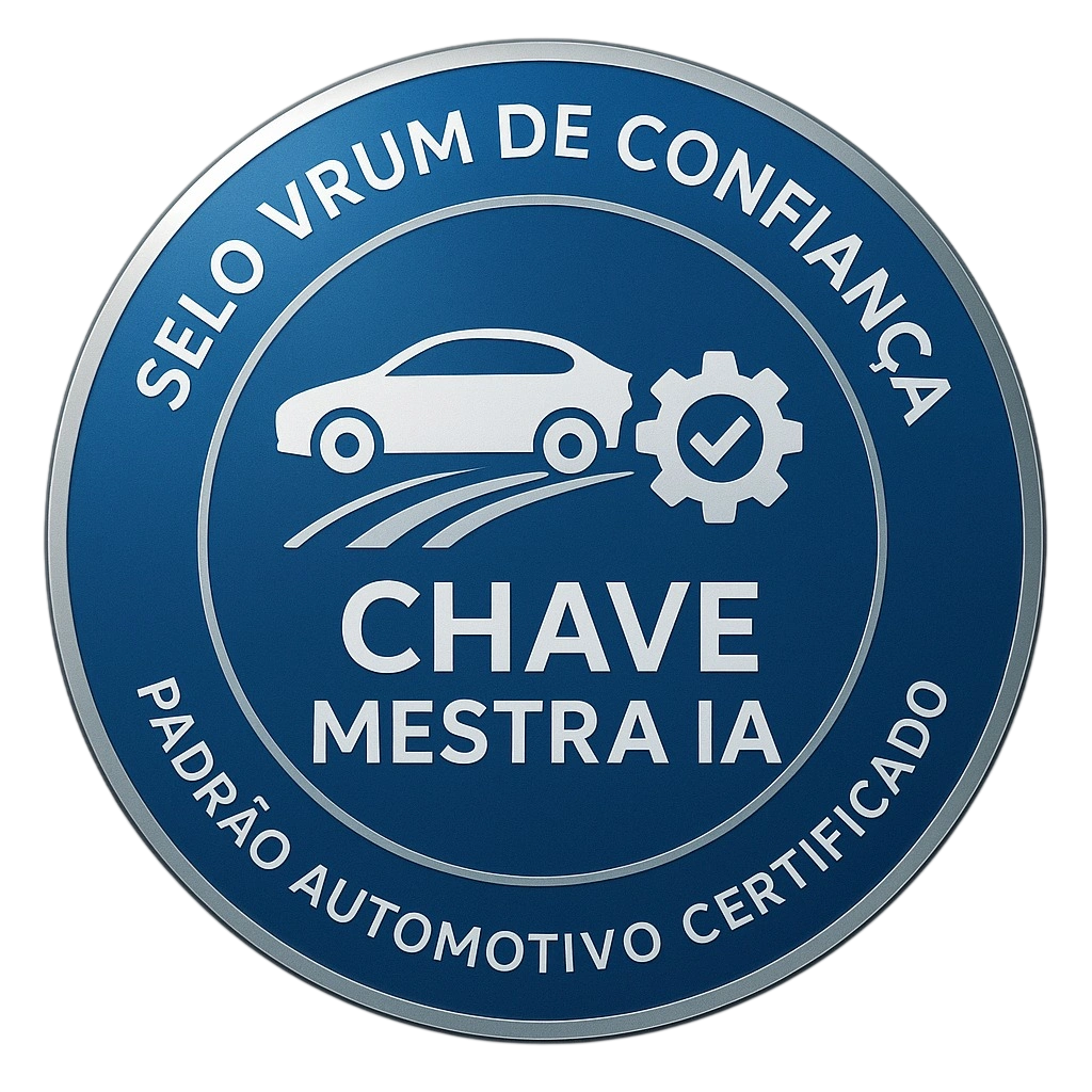 Selo Chave Mestra de oficina credenciada pela VRUM